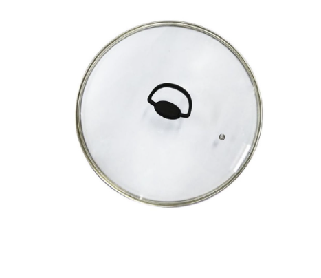 Masflex Glass LID With Knob - 28x7x28cm