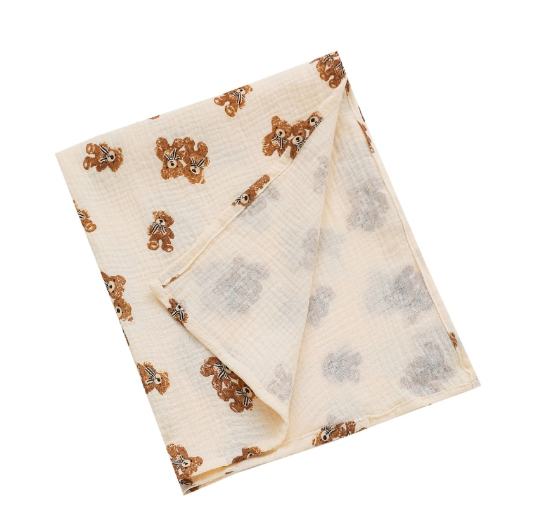 BB Portable Swaddle Blanket Cotton Muslin Blanket for Girls & Boys Baby Receiving Swaddles for Newborn & Infant Swaddling S10