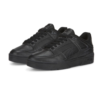 PUMA Unisex Slipstream Leather Sneakers (Black)