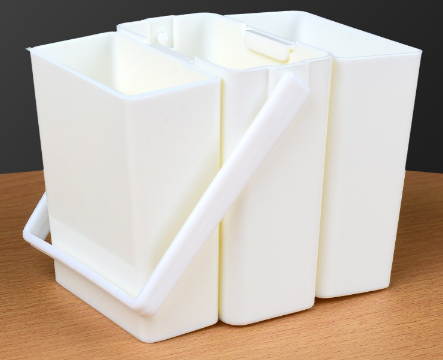 SeamiArt 3 Pcs. Set Plastic Washing Bucket For Watercolor Gouache Acrylic Painting