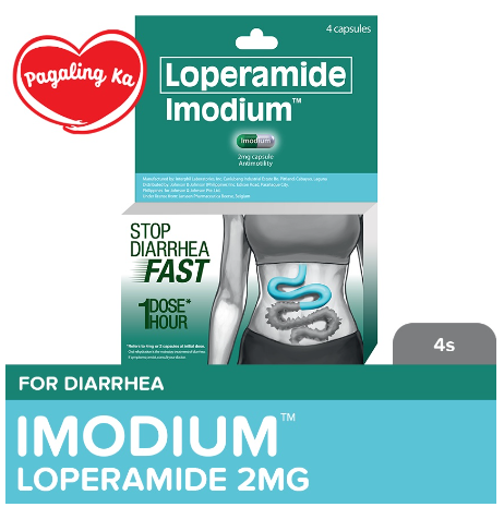 Imodium 2mg 4s - Diarrhea Medicine, Loperamide