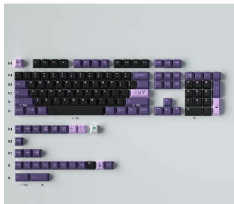 Gmk First Love 130 Keycap PBT Cherry Profile DYE-SUB For Mechanical Keyboard GMMK Pro / RK61