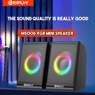 Mini Multimedia Speakers with RGB Light for Gaming/PC/Laptop/MAC