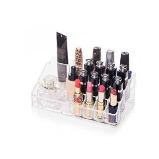 16 Slot Acrylic Makeup, Brush & Lipstick Organizer