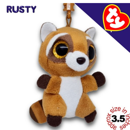 TY Key Clips-Chains Bag Charm Hanging Plushie Stuffed Toy Collection TYCC29