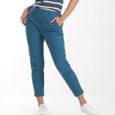 Lee Trousers for Women in Blue Green