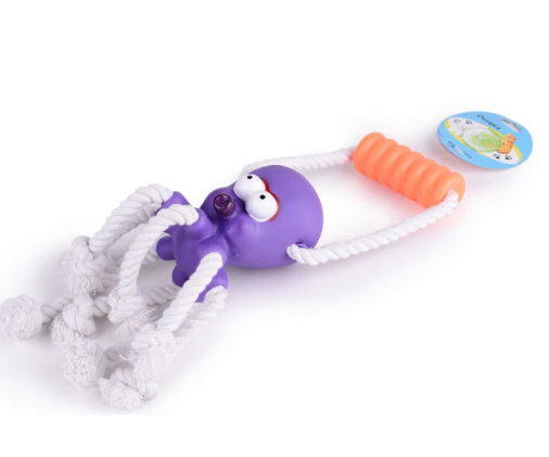 Pet Octopus Bite Resistant Squeaking Chew Toy
