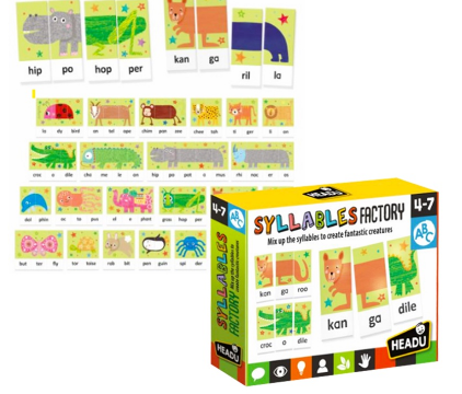 Headu Syllables Factory Educational Game