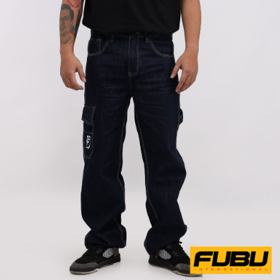 Fubu Denim Long Pants Loose Tapered FBB28-0001