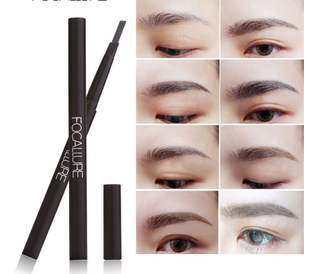 FOCALLURE 3 Colors Waterproof Long-Lasting Eyebrow Pencil Brow Gel Makeup