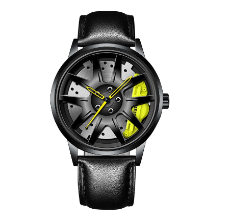 POSHI Quartz Business Wacthes Men's Stainless Steel Wheel Hub Waterproof Wristwatch Men Watch Relo Ng Kalalakihan 12