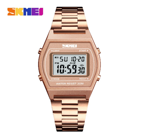 Skmei Women's Simple Digital Waterproof Watch 1328  WHITE