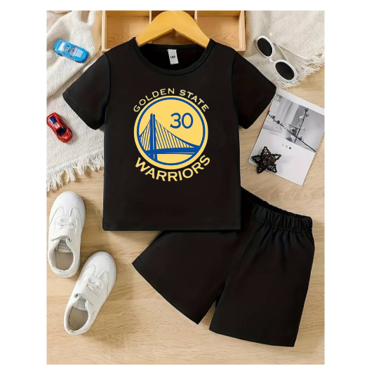 Boys Shirt Suits Baby Polo Terno Clothes 0-5 years Child Print Shirt and Shorts Terno for KidSorts Two Sets of Kids S3