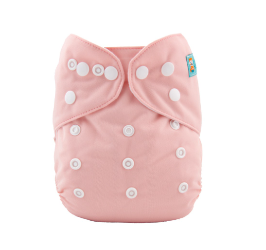 Alva Baby Cloth Diapers Solid Color One Size Adjustable Reusable Washable Pocket Cloth Diaper Cloth Diaper Only P13