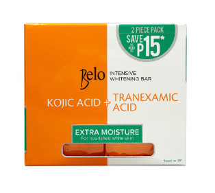 Belo Intensive Whitening Extra Moisture 65g 2pcs Pack