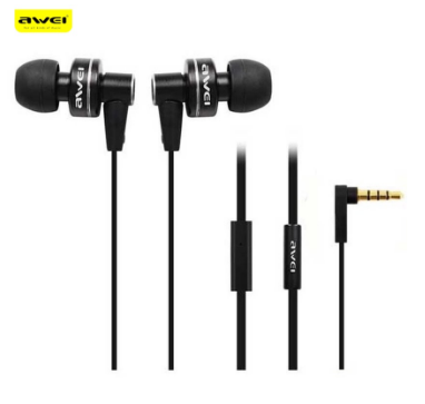 AWEI ES-900i Wired In-Ear Earphones with Microphone Super Bass Sound Quality