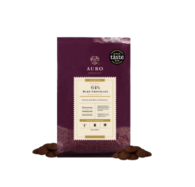 Auro Chocolate 64% Dark  Couverture Coins 1kg
