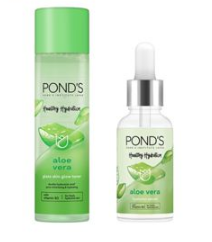 Pond's Healthy Hydration Aloe Vera Hyaluron Serum 30g + Aloe Vera Glass Skin Toner