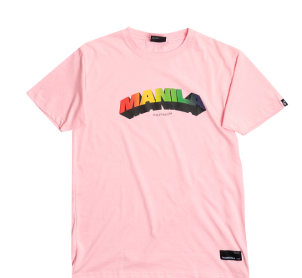 TEAM MANILA MANILA SPECTRUM TSHIRT LIGHT PINK