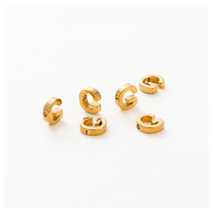 St.K unkka 316L Stainless Steel Initial Name Pendant Necklace Alphabet A-Z 26 Letter Fashion Necklace G