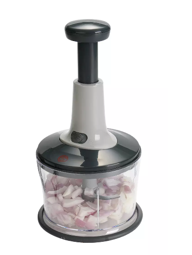 SLIQUE Ricer Chopper 1100ml Anti-Slip Base Portable Grinder Manual Mincer Crusher Kitchen Essentials