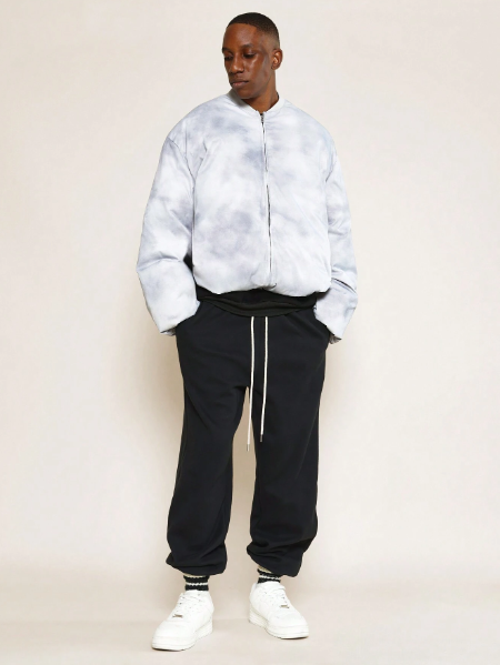 SUMWON Regular Fit Puffer Jacket With All Over Print