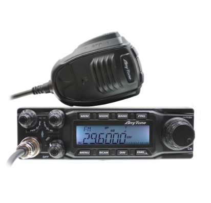 Anytone AT-6666 CB Radio 28.000-29.700MHz 60W 40channels Large LCD Displays SSB AM FM USB LSB PW CW 10 Meter Radio CB