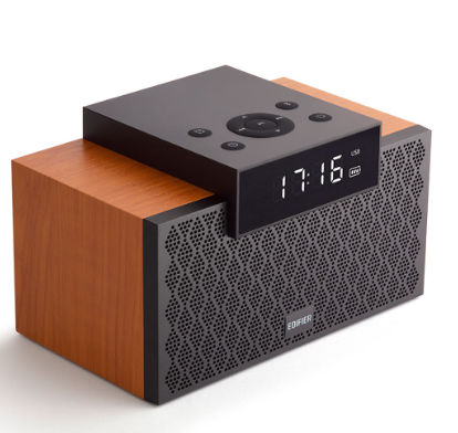 Edifier Mp260 Wireless Bluetooth Speaker Subwoofer Stereo Wooden Portable 3d Surround High-Power