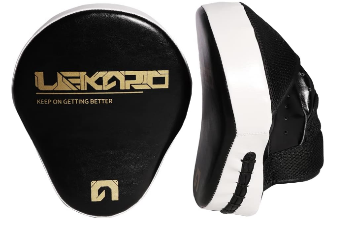 Punching Mitts, Curved Boxing Pads Training Hand Target for MMA Muay Thai, Dojo, Sparring