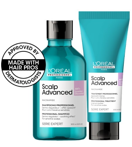 Professionnel Scalp Advanced Sensitive Scalp Regulating Shampoo Plus Intense Soothing Treatment