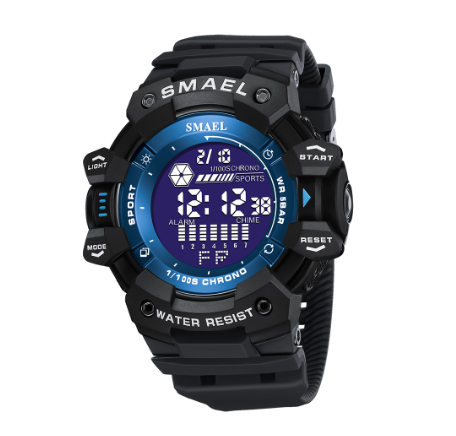 SMAEL 8050 Top Brand Men Digital Watches Fashion Outdoor Sport Watch Waterproof Multifunctional Electronic Wristwatch LED Stopwatch M07