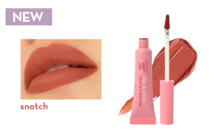 Generation Happy Skin Kiss & Bloom Velvet Lip & Cheek Stain in Snatch