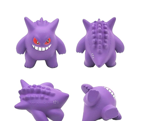 2" Action Figure TOMY Toys Pokemon Violet Gengar kid Gift