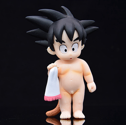 11cm Anime Dragon Ball Z Childhood Goku Decorative Doll Action Figure PVC Collection Model toys for children