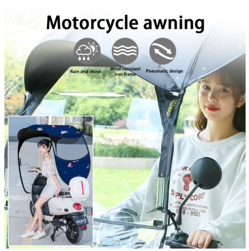 Protective Gear Electric Bicycle Canopy Motorcycle Awning Electric Car Scooter Cover Rain