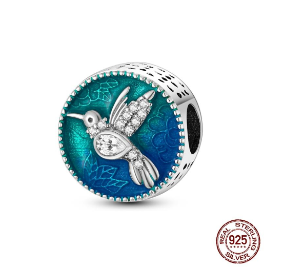 925 Sterling Silver Green Series Tree Cactus Avocado Pendant DIY Charm Beads Fit Original Pandora Charms Bracelet Women Jewelry D3