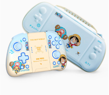 IINE ONE-PIECE Exclusived Neptune Joypad ALPS Joystick Full Set With Charging Grip & Joypad Storage Bag for Nintendo Swtich/OLED