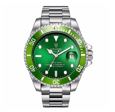 TEVISE Watch for men Original relo Waterproof Quartz watches Gold Luxury Stainless Steel Steel calendar COD T801A 1