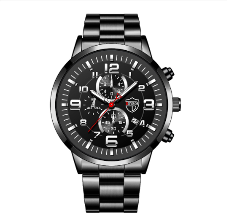 Original Luxury Fashion Luxury Stainless Steel Men's Luminous Calendar Waterproof Watch 006