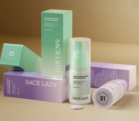 SACE LADY Face Primer Cream Blur Pore Color Corrector Makeup Base Moisturizing Brightening 20g