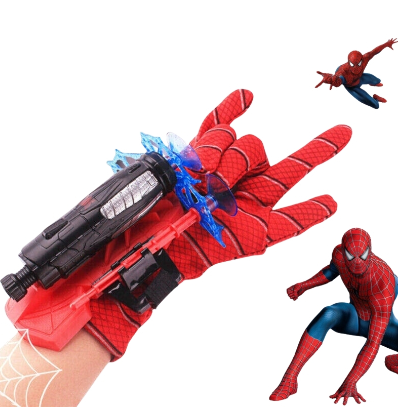 ACE Spiderman Glove Web Shooter Dart Blaster Launcher Toy Spiderman Costume Kids