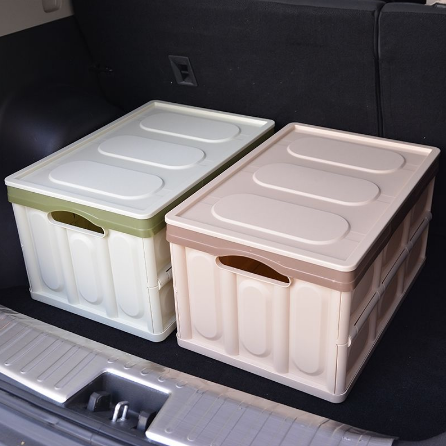 HM Foldable Storage Box With Cover Multi-Function Storage Box