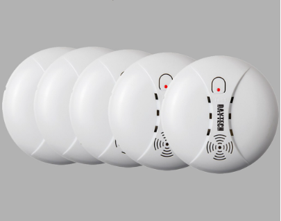 Wireless Smoke Detector Photoelectric Sensitive Sensor Come With 9V Battery For Home