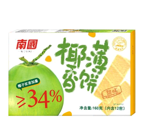 NanGuo Coconut Crispy Cracker 106g