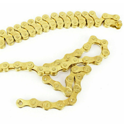 Bicycle Chain 6/7/8 Speed Mountain Road Bike Chains fit Shimano IG51 Gold 116L