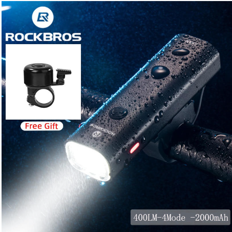 200/400/800/850/1000 Lumen ​RockBros Bike Front Light Bicycle High Light Flashlight