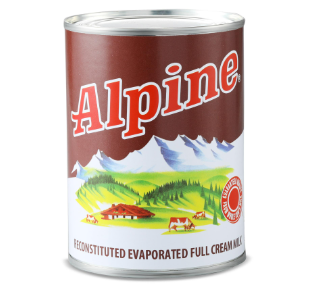 Alpine Evaporated  Full Cream Milk 370ml