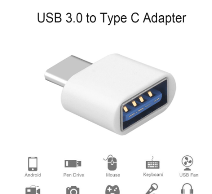 TypeC to USB 3.0 OTG typec Adapter for smartphone and laptop