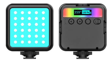 PULUZ PU560 RGB Beauty Fill Light Small Full Color Photography Light Pocket Light