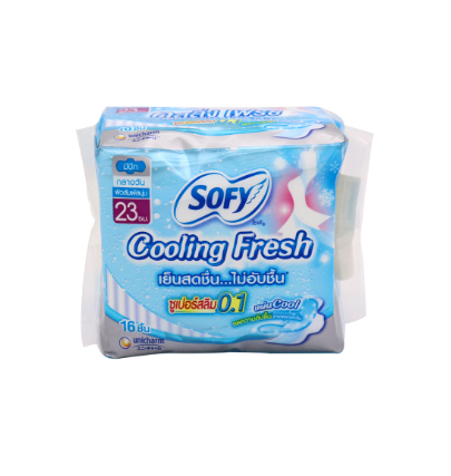 Sofy Cooling Fresh Slim Wing 23cm 16's